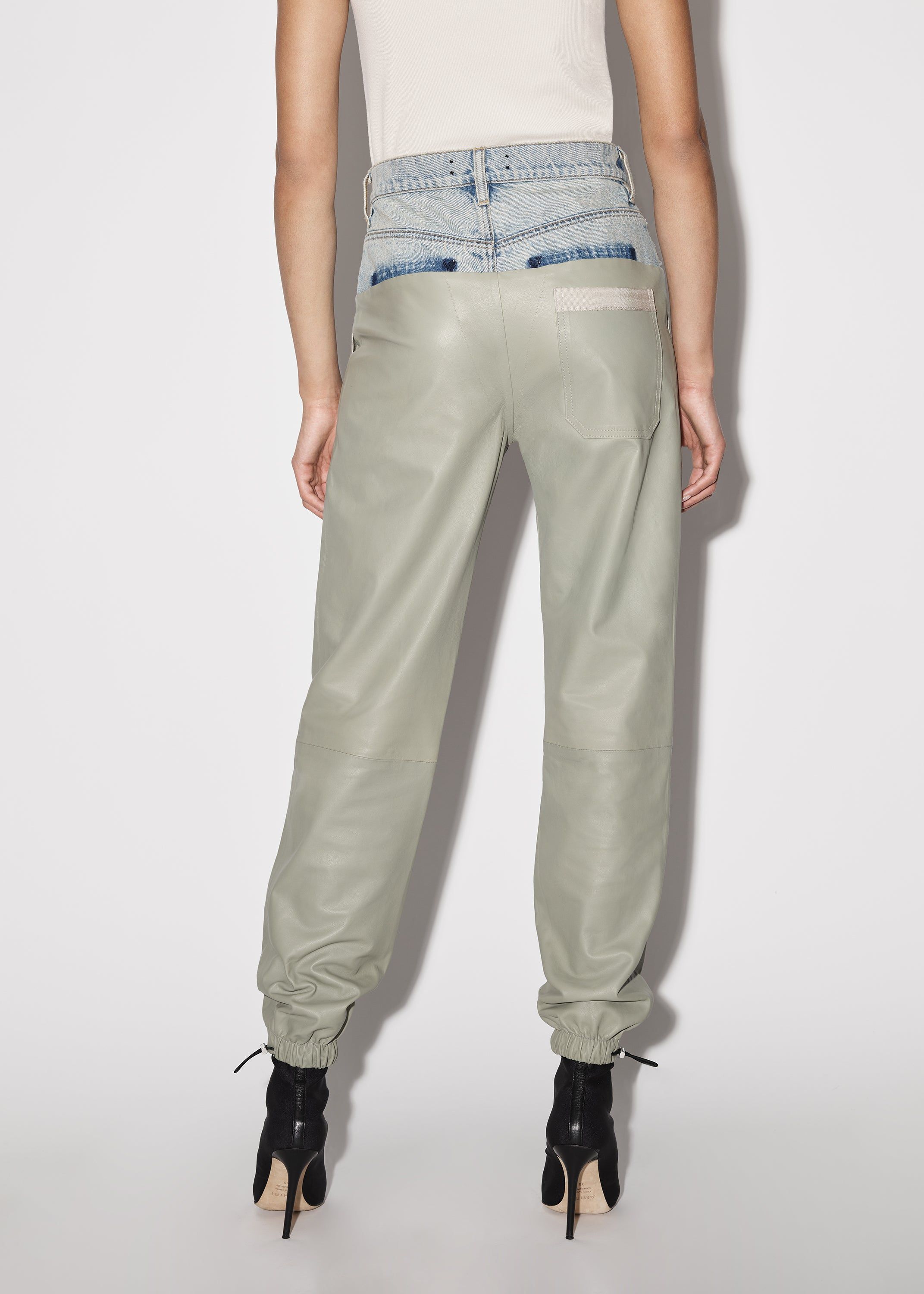 WOMEN - HYBRID SWEATPANT - WORN INDIGO / SAGE sold by AMIRI product image thumbnail 5