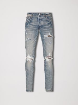 EXCLUSIVE MX1 MARBLE JEAN - CLAY INDIGO sold by AMIRI
