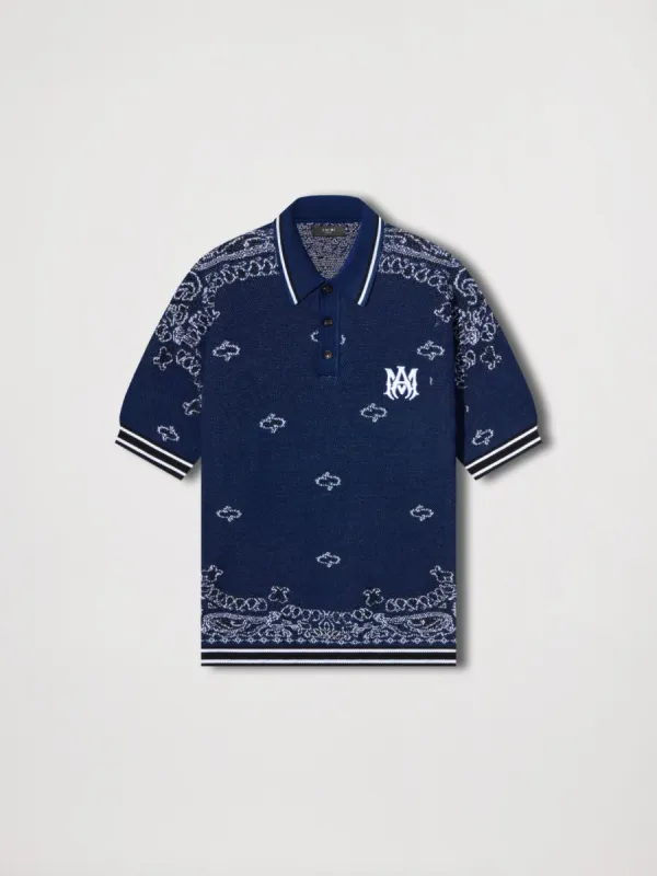 BANDANA POLO - BLUE sold by AMIRI