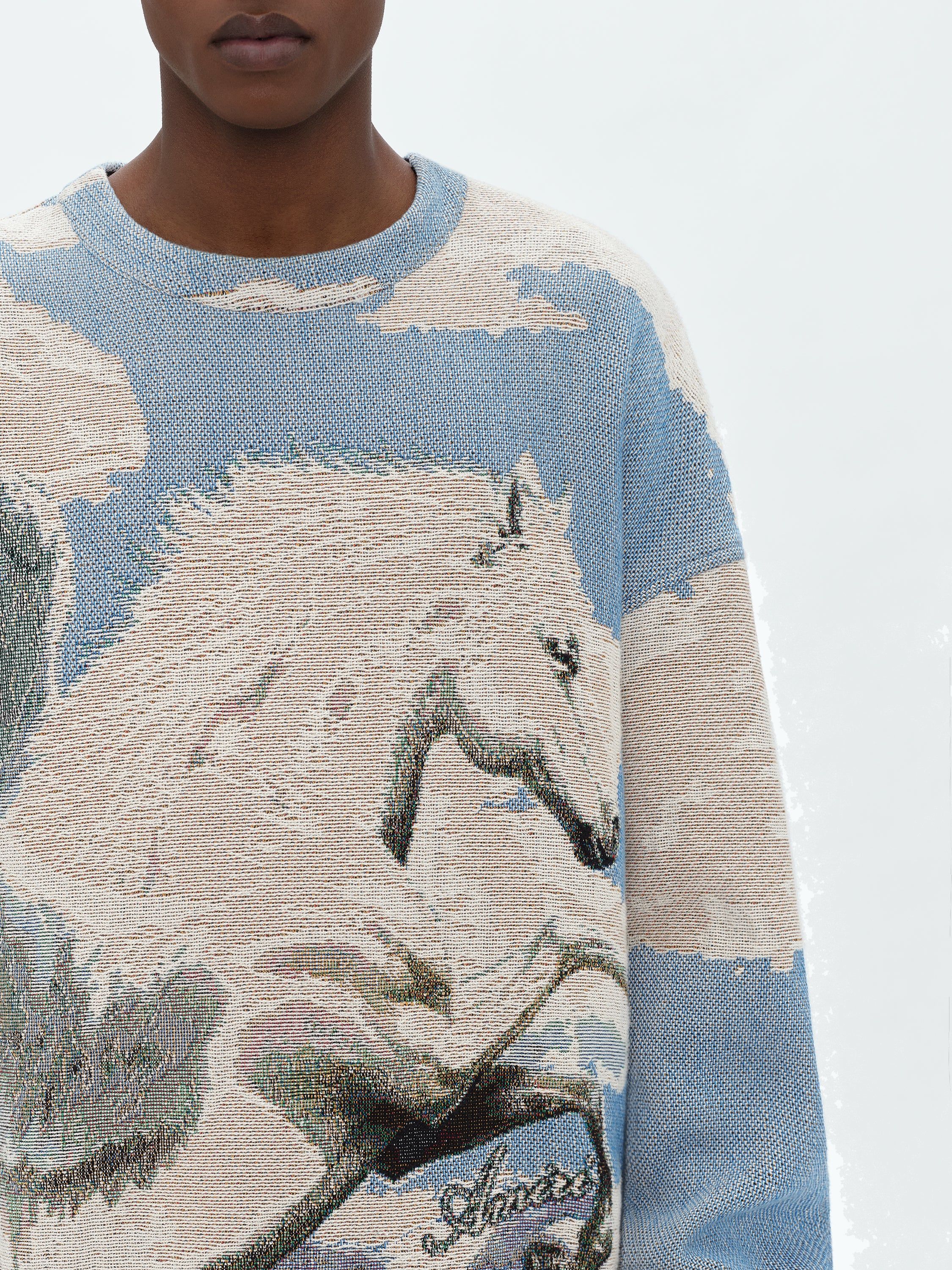 TAPESTRY PEGASUS CREW - MULTI sold by AMIRI product image thumbnail 5