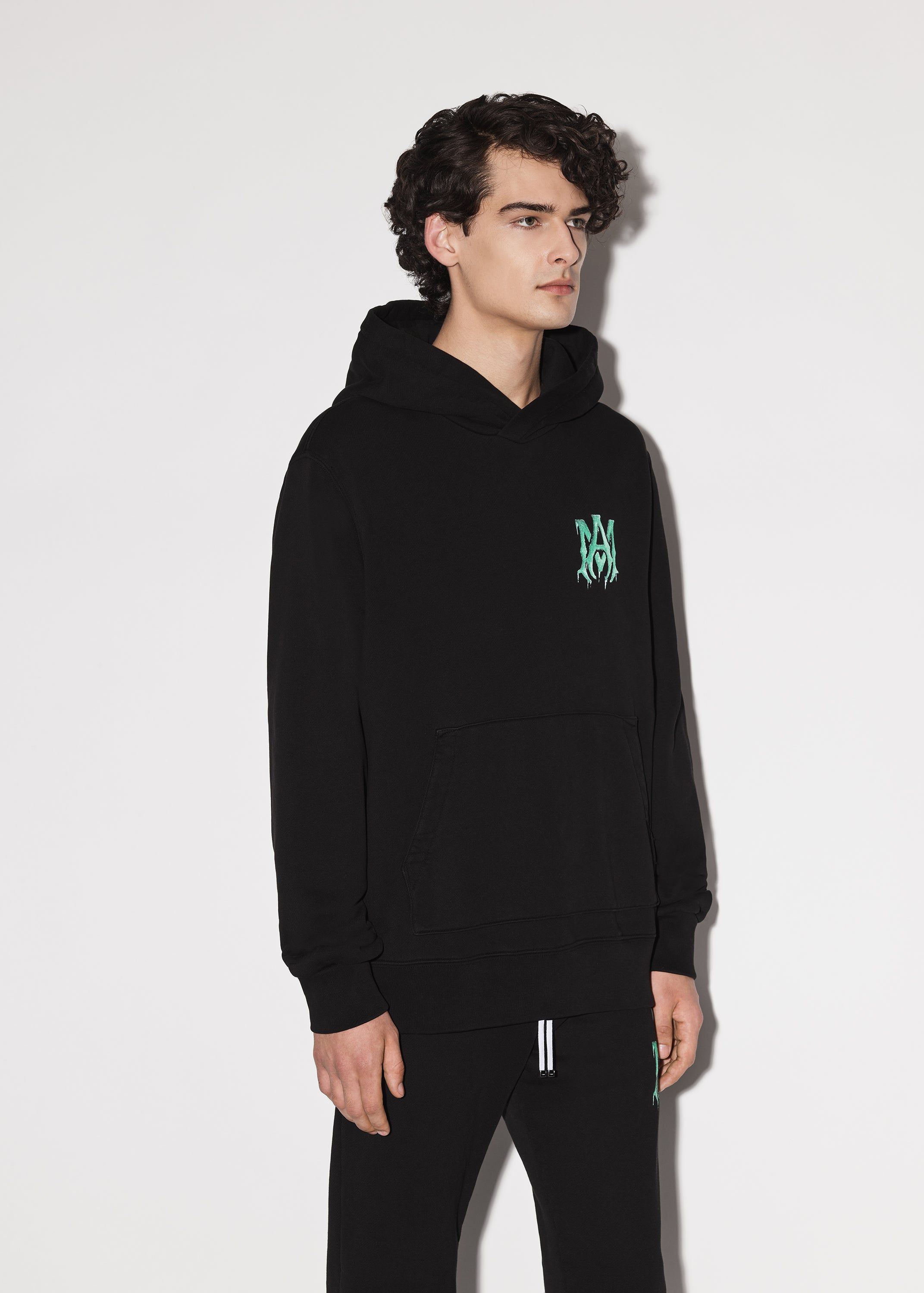 M.A. WATERCOLOR HOODIE - BLACK GREEN sold by AMIRI product image thumbnail 3