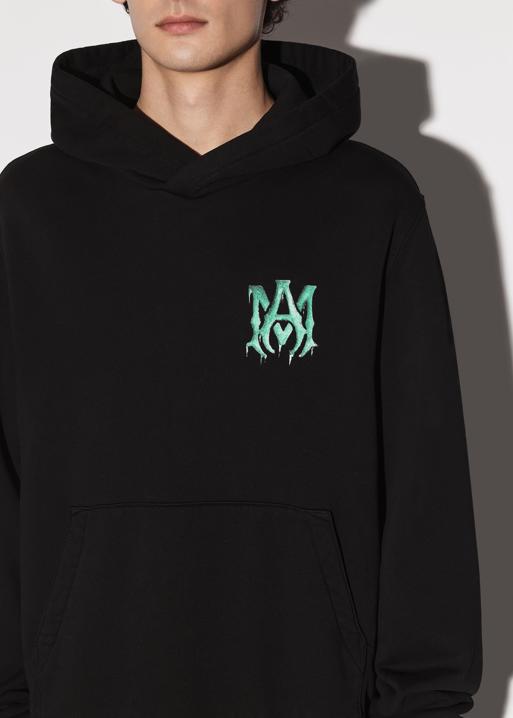 M.A. WATERCOLOR HOODIE - BLACK GREEN sold by AMIRI product image thumbnail 5