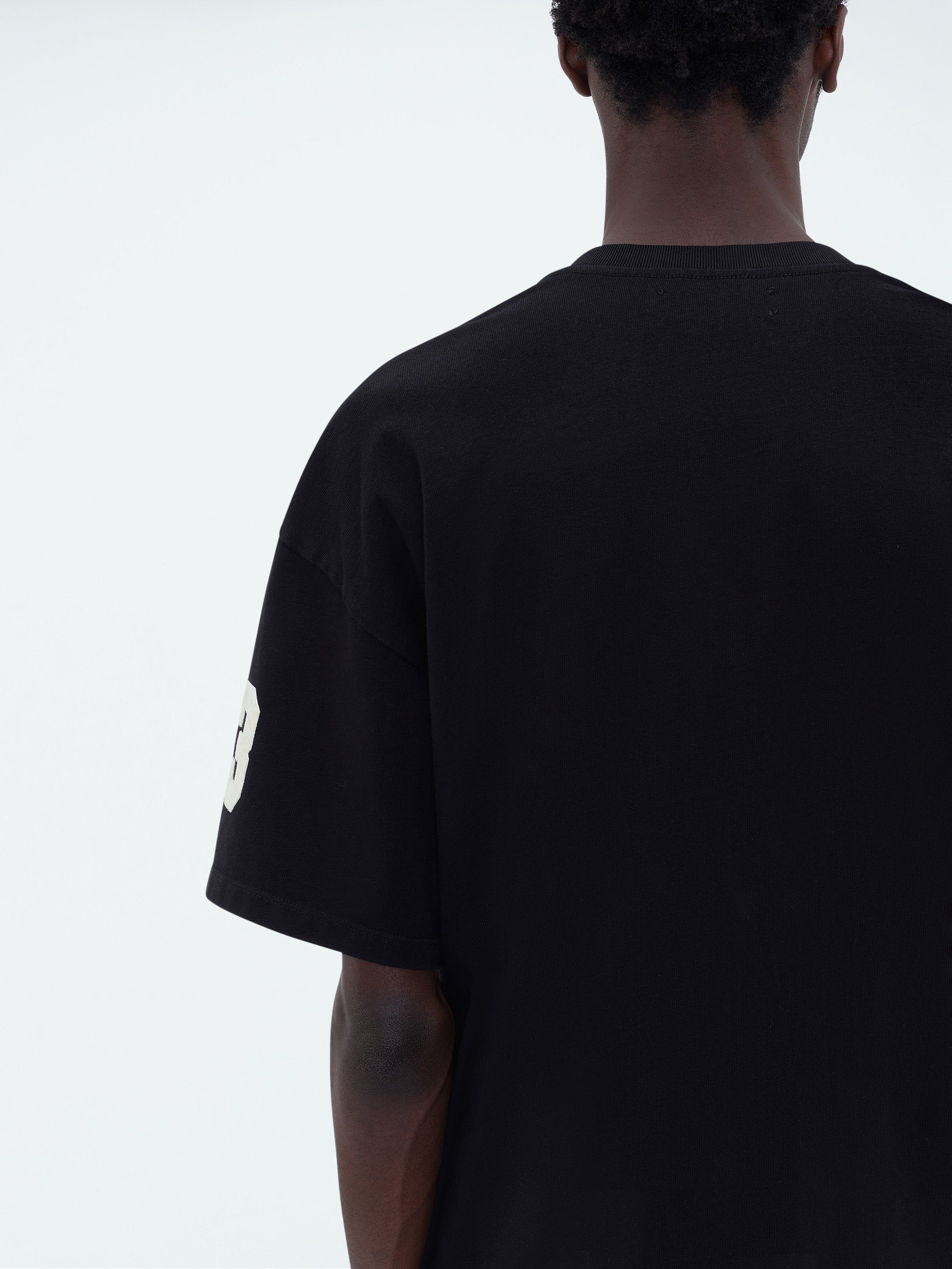 FLOCKED HOCKEY SKATER TEE - BLACK sold by AMIRI product image thumbnail 7