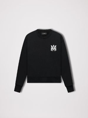 M.A. CORE LOGO CREWNECK - BLACK made by AMIRI