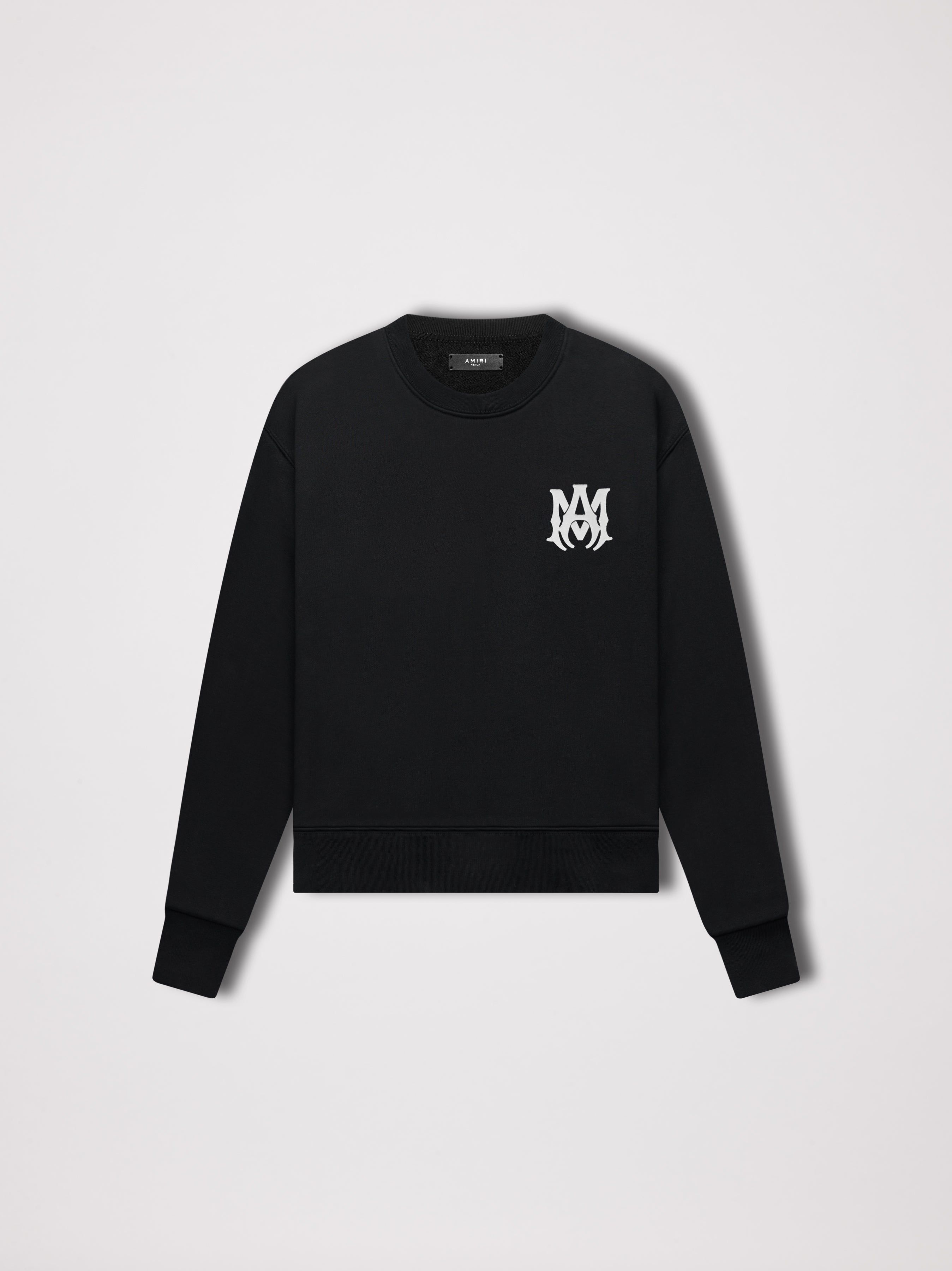 M.A. CORE LOGO CREWNECK - BLACK sold by AMIRI