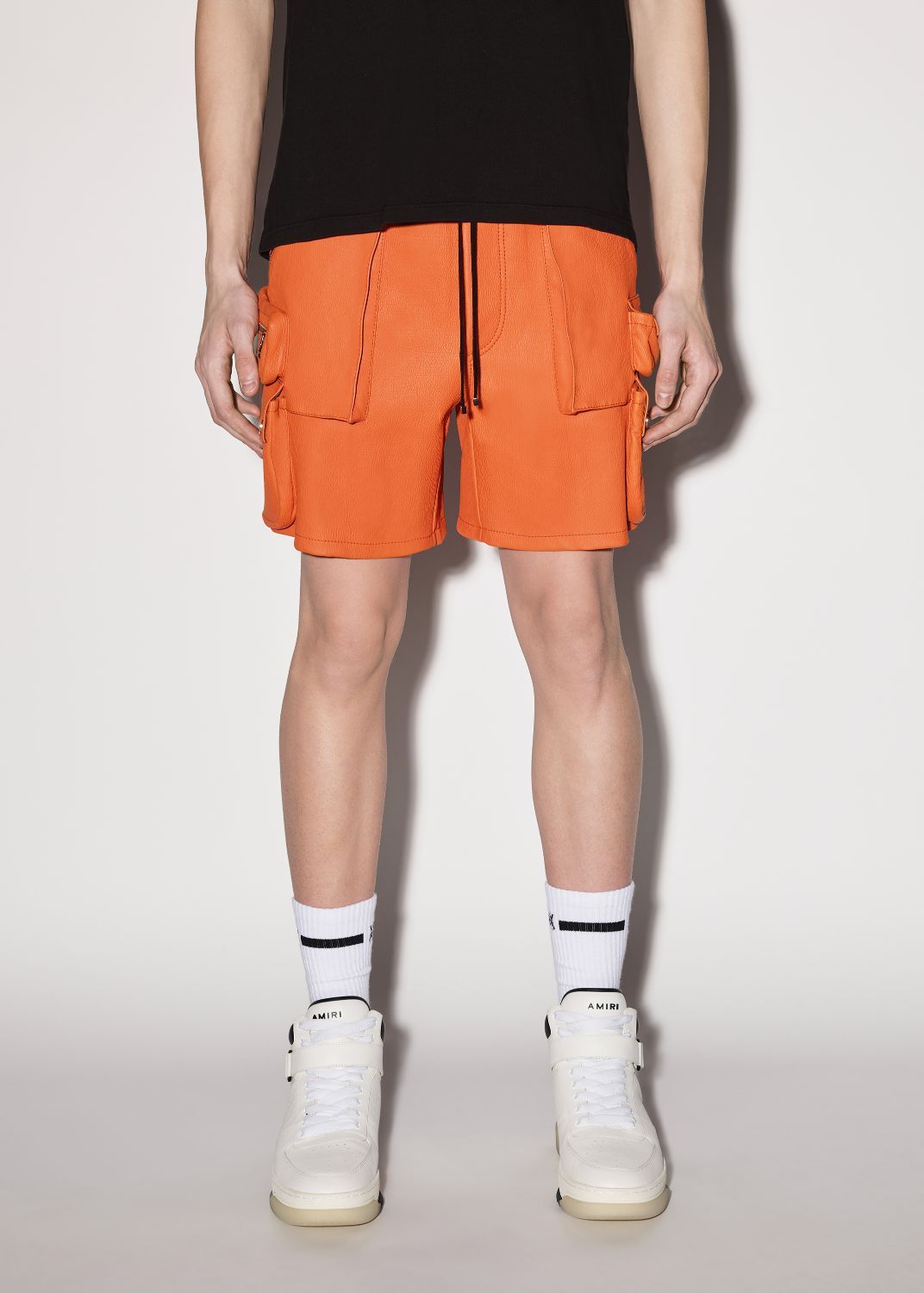 LEATHER TACTICAL CARGO - ORANGE sold by AMIRI product image thumbnail 2