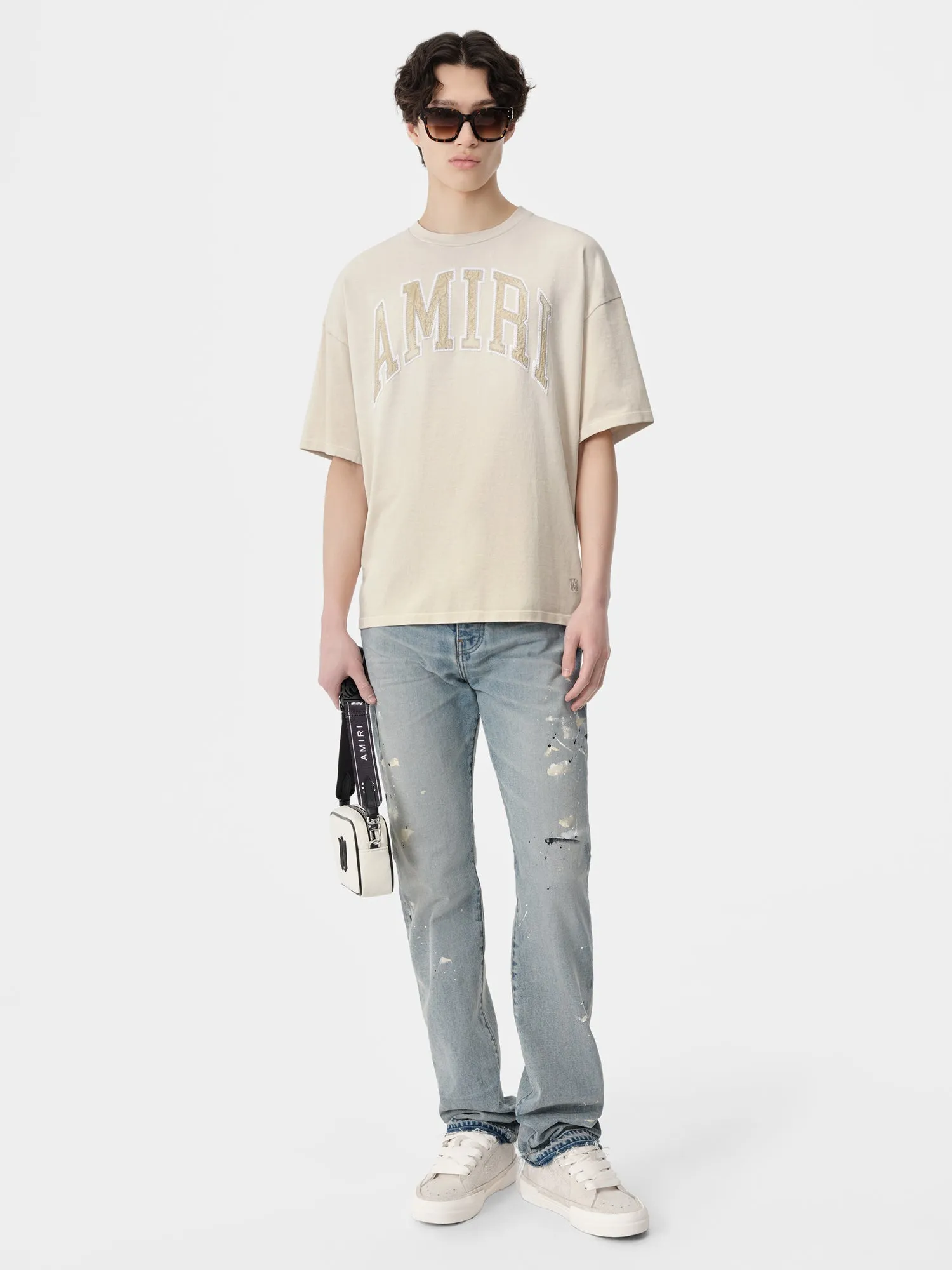 AMIRI VINTAGE OVERSIZED TEE - Birch sold by AMIRI