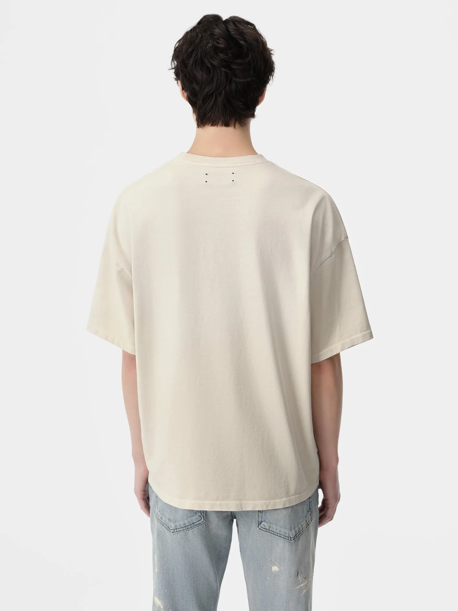 AMIRI VINTAGE OVERSIZED TEE - Birch sold by AMIRI product image thumbnail 3