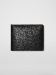 PEBBLED LOGO BIFOLD WALLET - BLACK sold by AMIRI