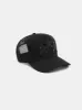 CRYSTAL 3 STAR TRUCKER HAT - Black Black sold by AMIRI