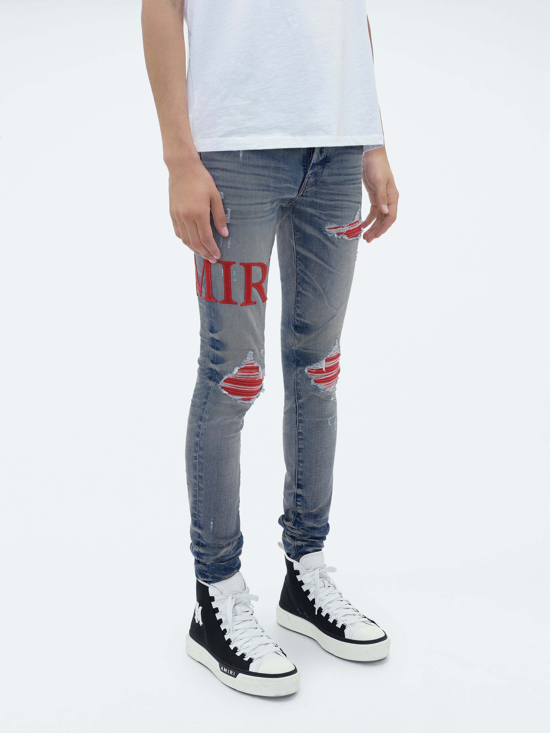 MX1 JEAN - VINTAGE INDIGO / GOJI BERRY sold by AMIRI product image thumbnail 4