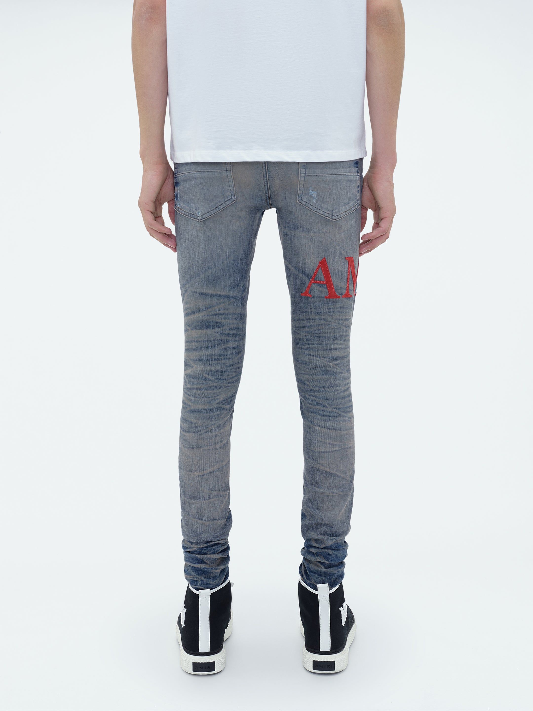 MX1 JEAN - VINTAGE INDIGO / GOJI BERRY sold by AMIRI product image thumbnail 5
