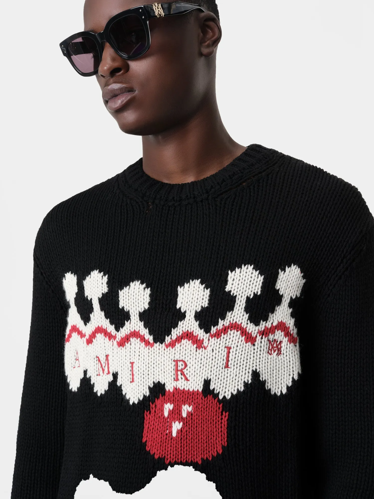 AMIRI BOWLING CREWNECK - Black sold by AMIRI product image thumbnail 4