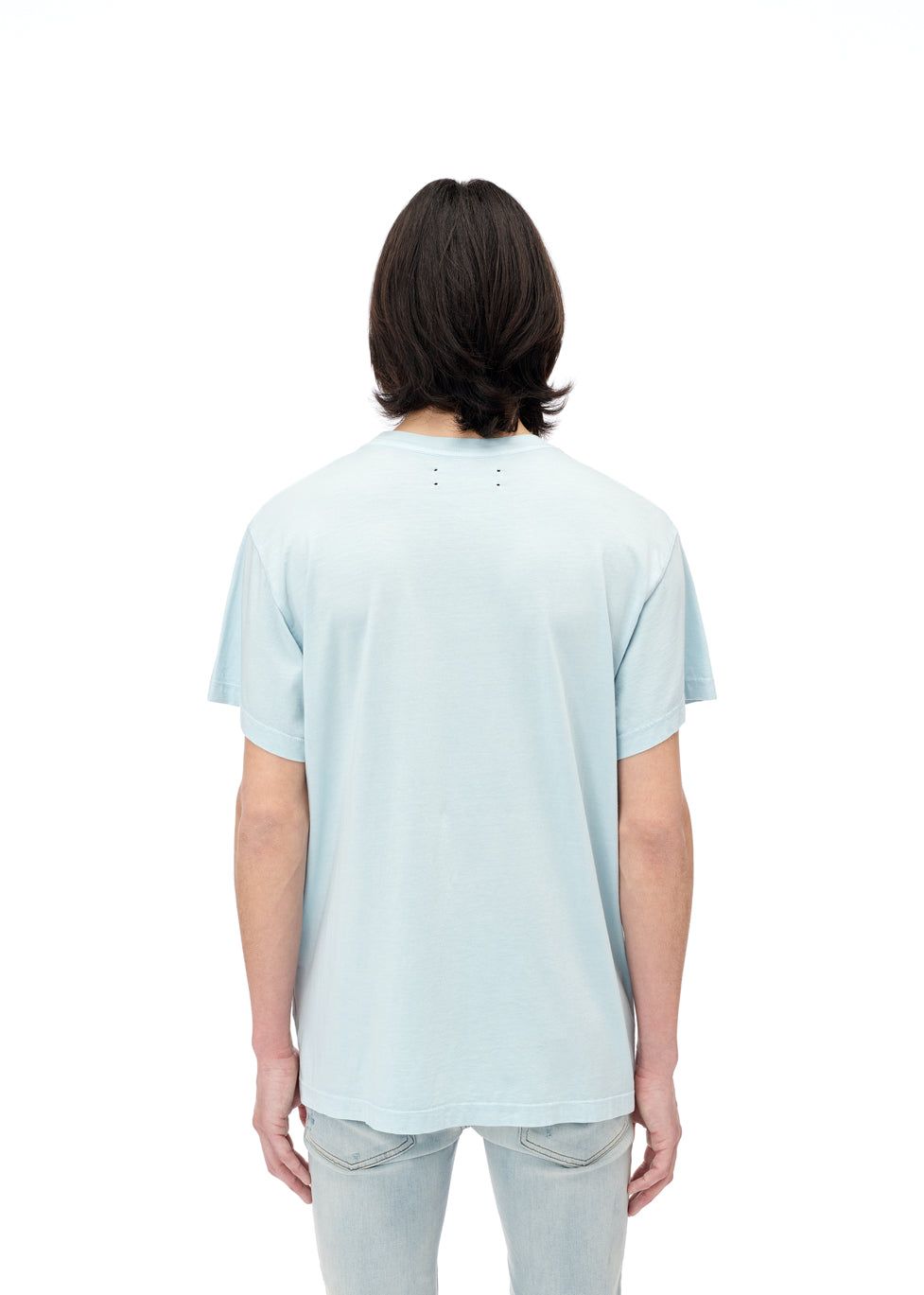 Large AMIRI Logo Tee - Crystal Blue sold by AMIRI product image thumbnail 4