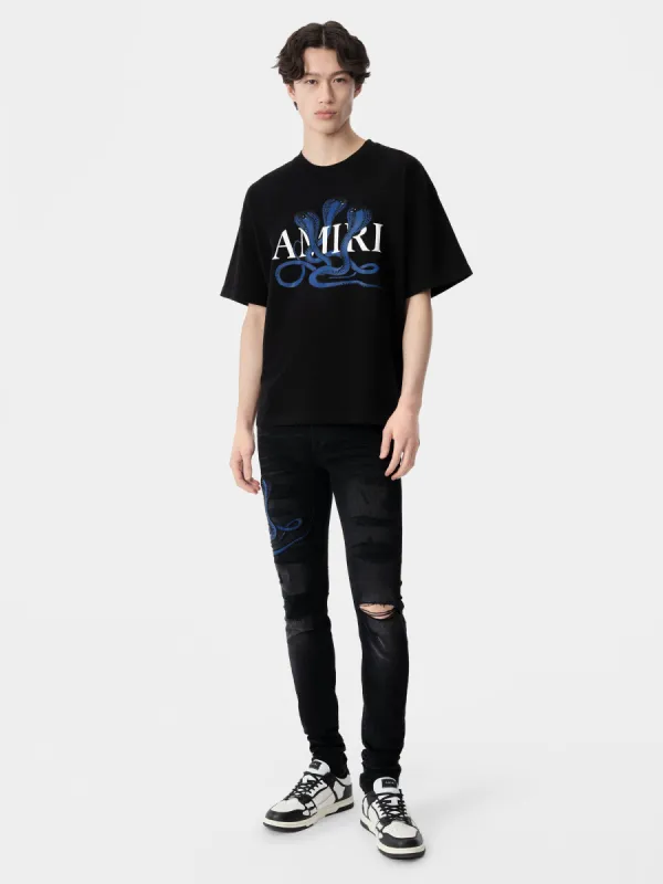 BLUE POISON ARCHIVAL JEAN - Aged Black made by AMIRI