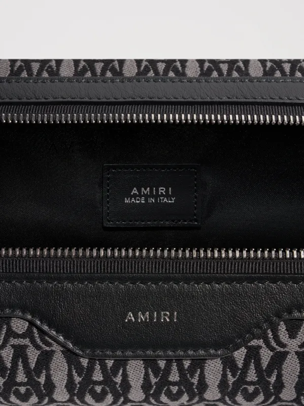 "MA" JACQUARD DOPP KIT - BLACK sold by AMIRI
