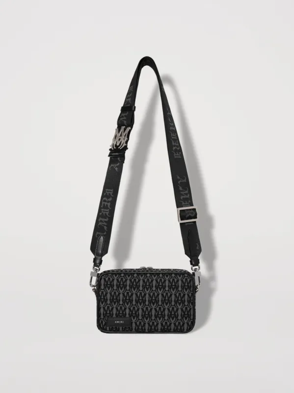 "MA" JACQUARD CAMERA CASE - BLACK sold by AMIRI