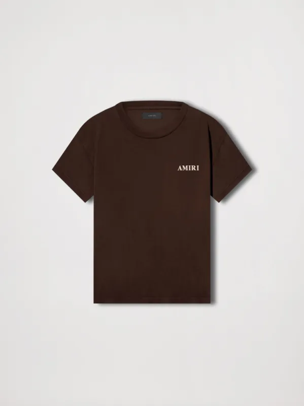 AMIRI "PUFF" LOGO TEE - BROWN sold by AMIRI