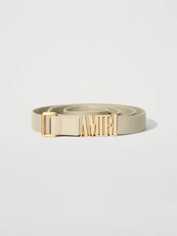 AMIRI ENAMEL SKATER BELT - ALABASTER sold by AMIRI