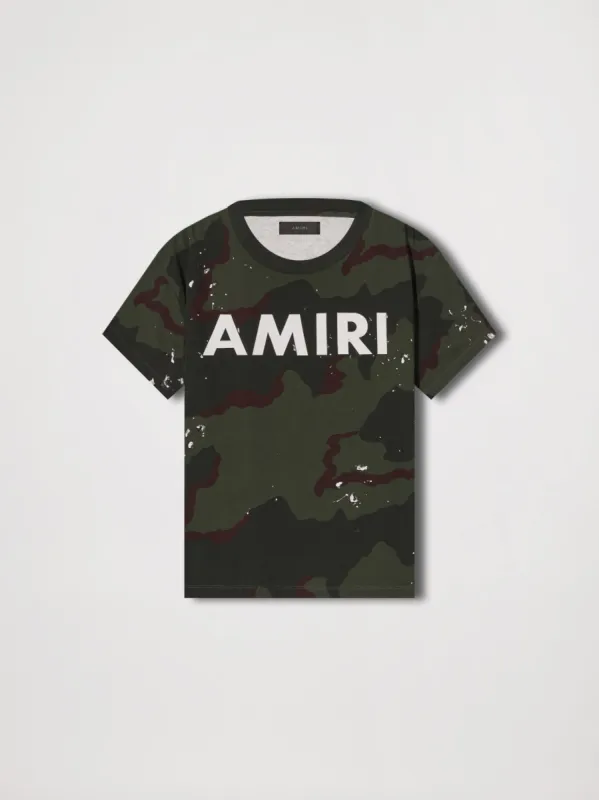 ARMY LOGO TEE - CAMO sold by AMIRI
