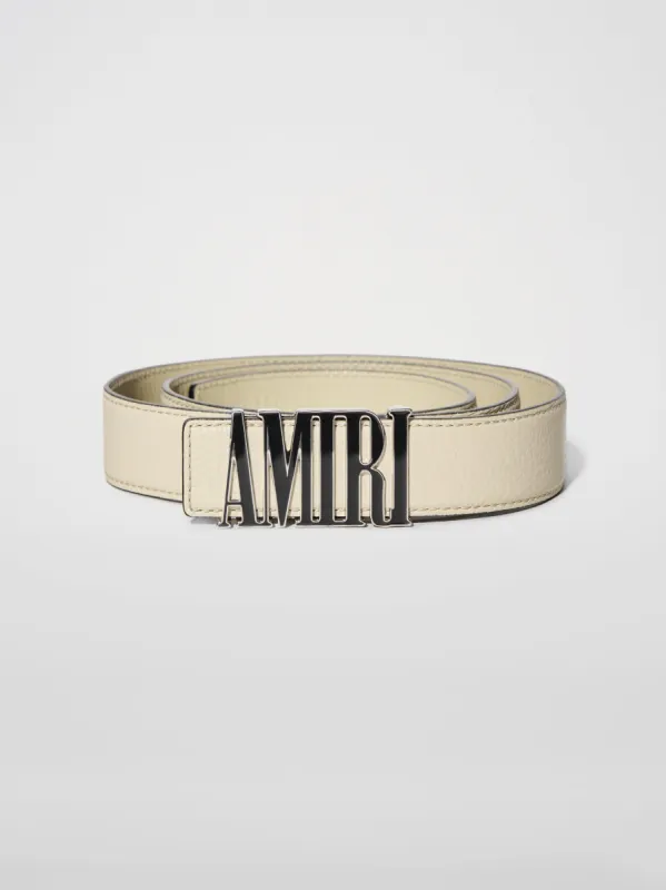 PEBBLED AMIRI BELT 3CM - LAMB sold by AMIRI