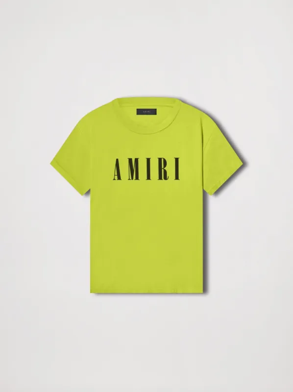 CORE LOGO TEE - LIME sold by AMIRI