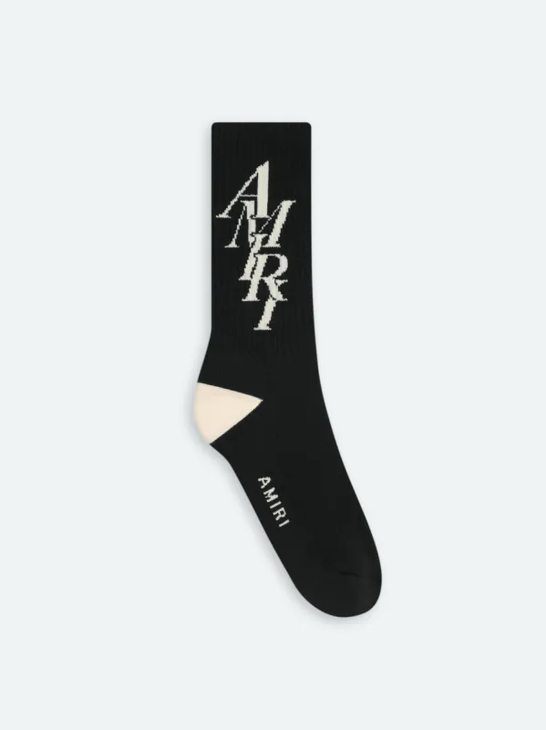 AMIRI STACK SOCK - Black sold by AMIRI
