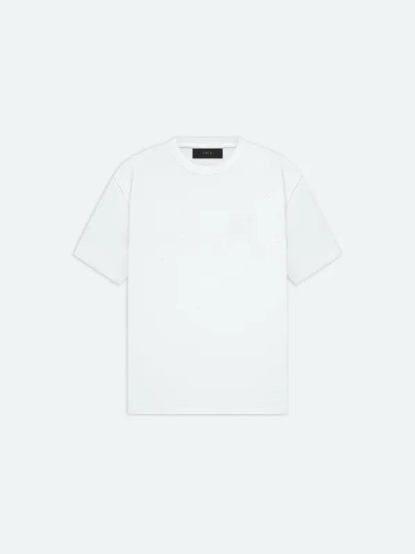 MA LOGO SHOTGUN TEE - White sold by AMIRI