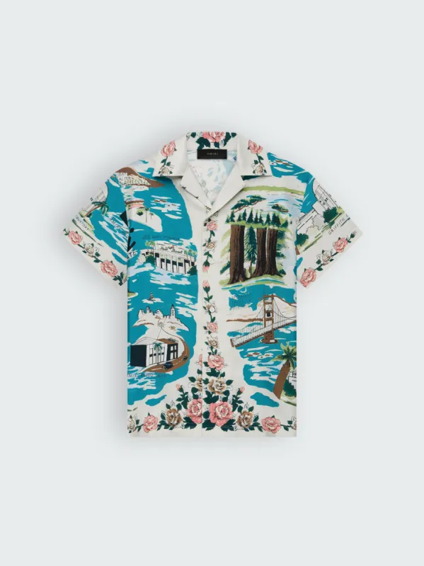 CALIFORNIA BOWLING SHIRT - MULTI made by AMIRI
