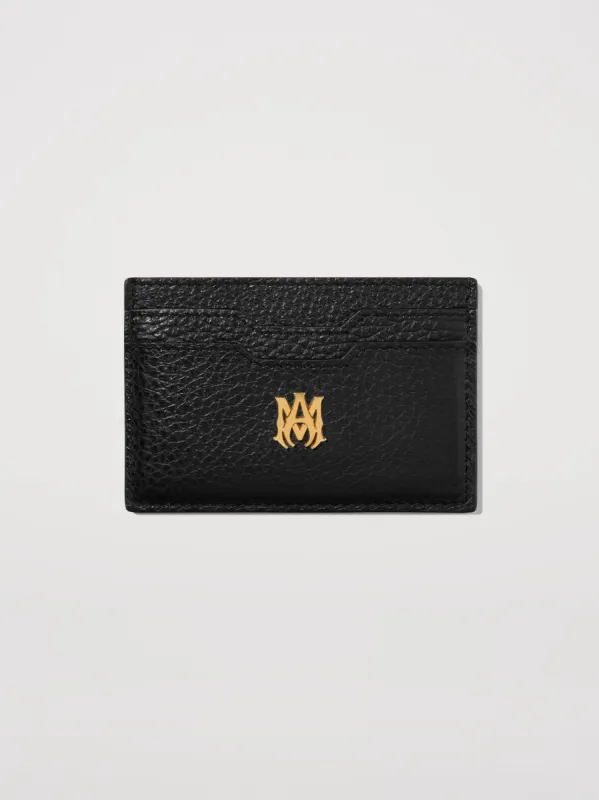 M.A. Rivet CARD HOLDER - BLACK made by AMIRI