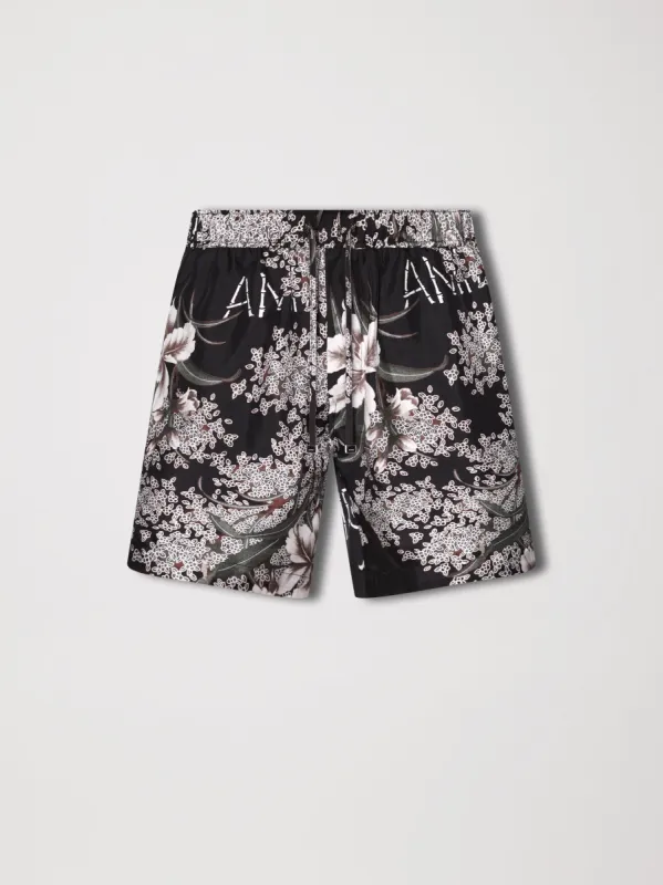 HIBISCUS TIKI SHORT - BLACK sold by AMIRI