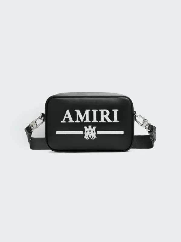 NAPPA EMBROIDERY CAMERA CASE - BLACK made by AMIRI