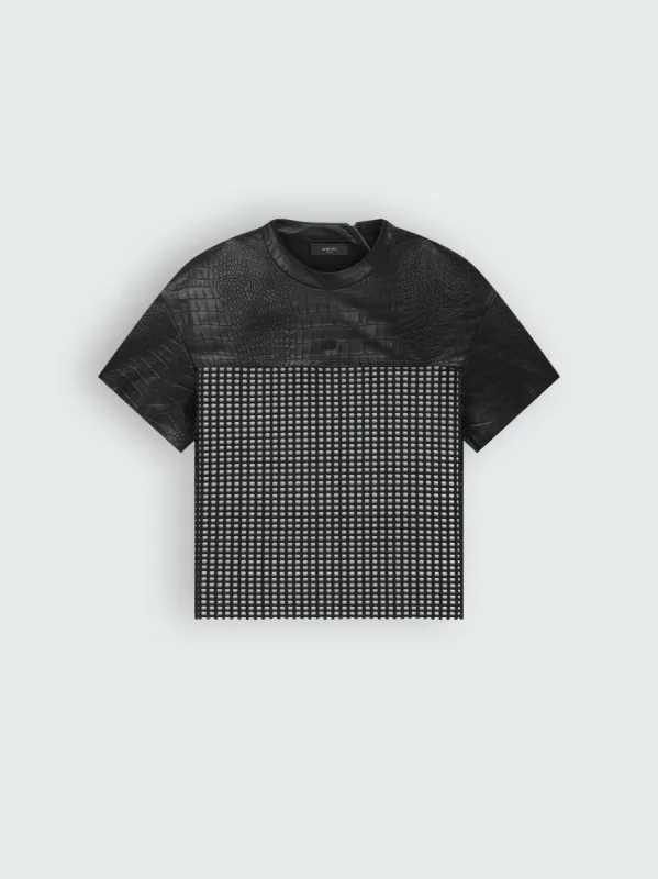 CROC SHIRT - BLACK made by AMIRI