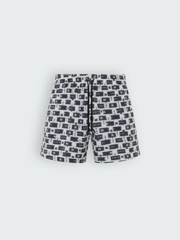 AMIRI INTERWEAVE SWIMTRUNK - BLACK WHITE sold by AMIRI