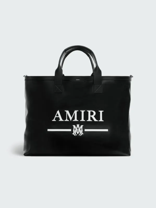 NAPPA LOGO EMBROIDERY TOTE BAG - BLACK sold by AMIRI