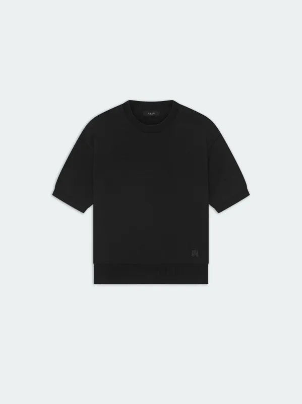 SHORT SLEEVE CREW- BLACK sold by AMIRI