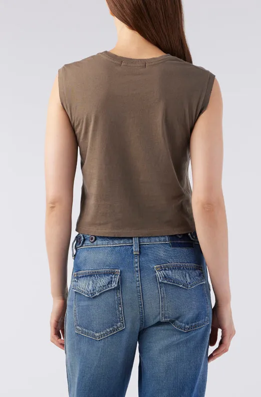Sleeveless Babe Tee sold by AMO product image thumbnail 4