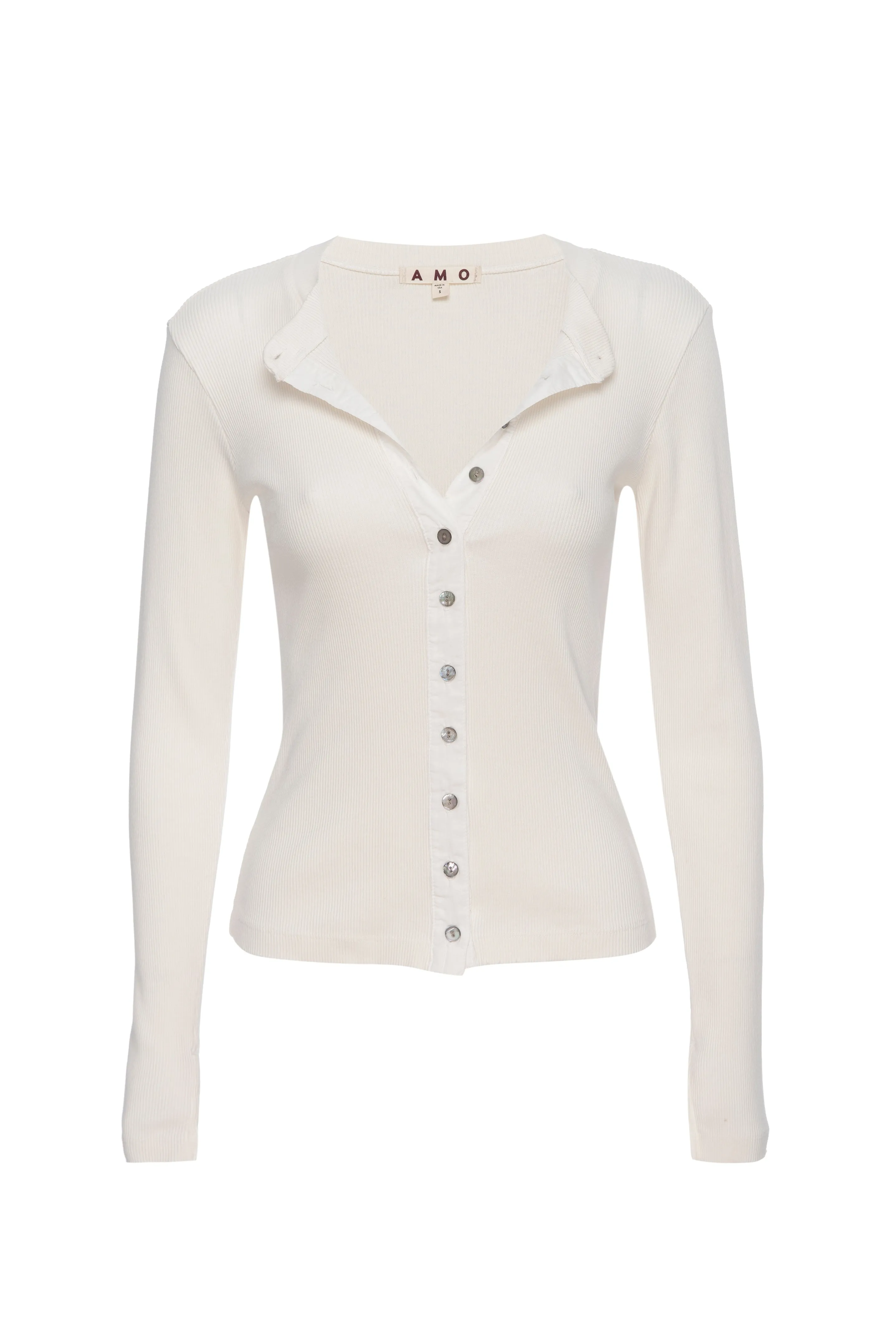 Lacy Rib Cardigan sold by AMO product image thumbnail 2