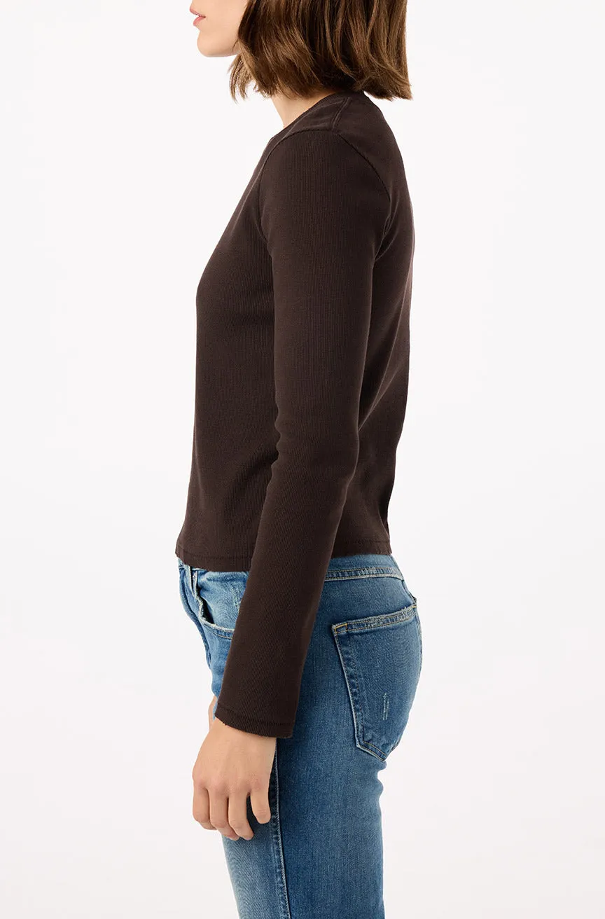 Slim Rib Tee sold by AMO product image thumbnail 3