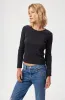 Slim Rib Tee sold by AMO