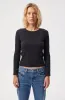 Slim Rib Tee sold by AMO