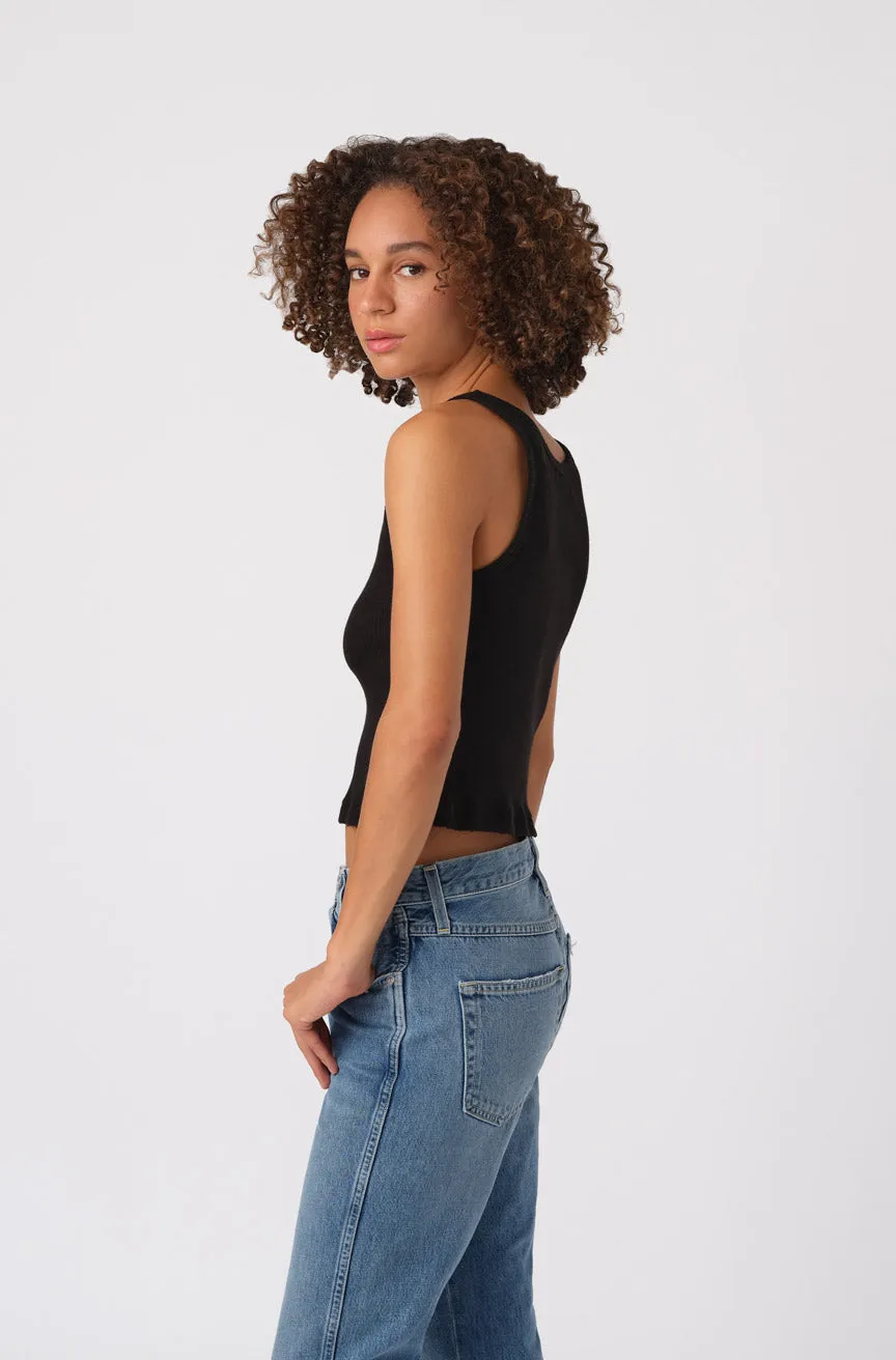 Crop Rib Tank sold by AMO product image thumbnail 5