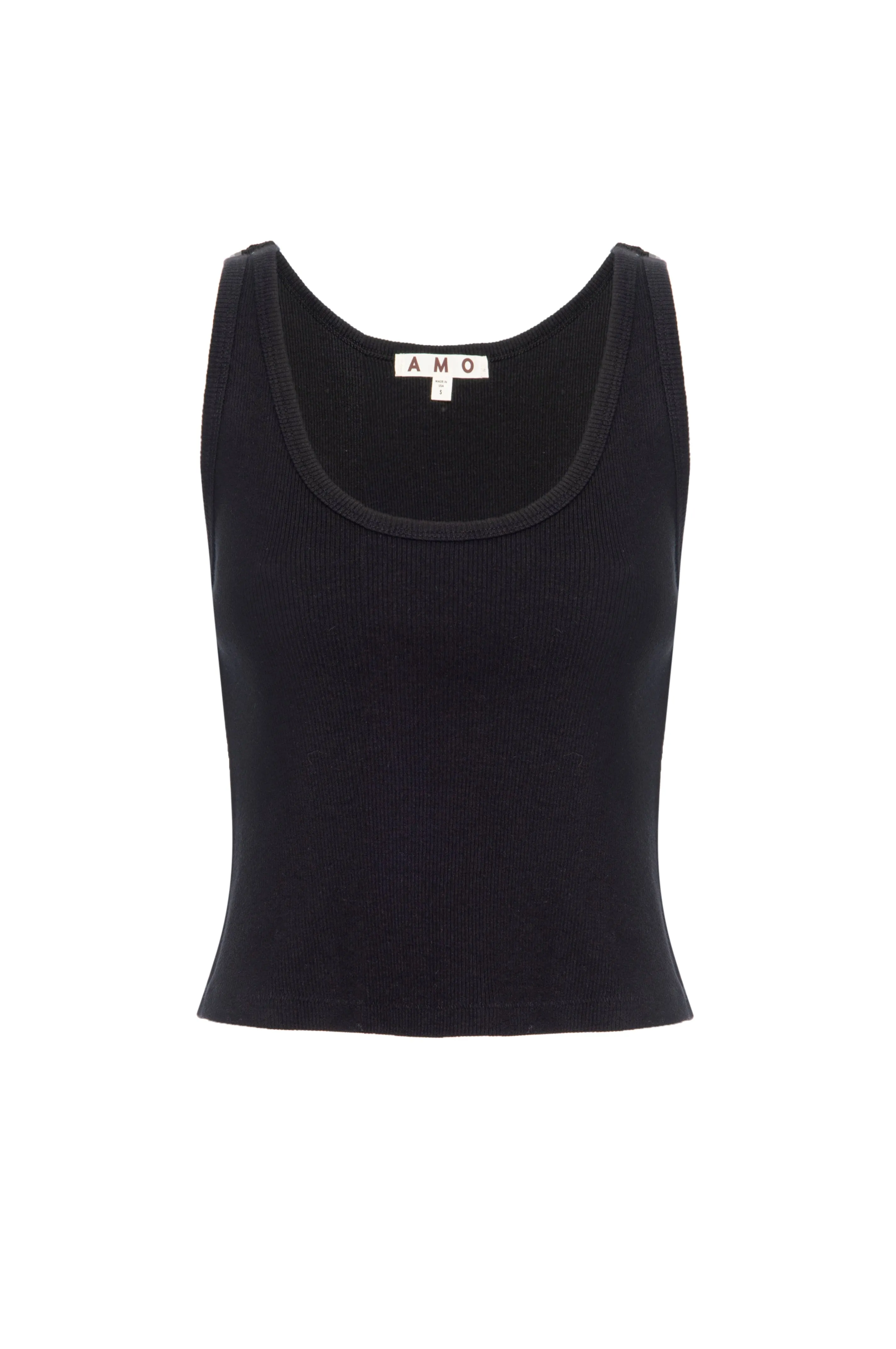 Crop Rib Tank sold by AMO product image thumbnail 2
