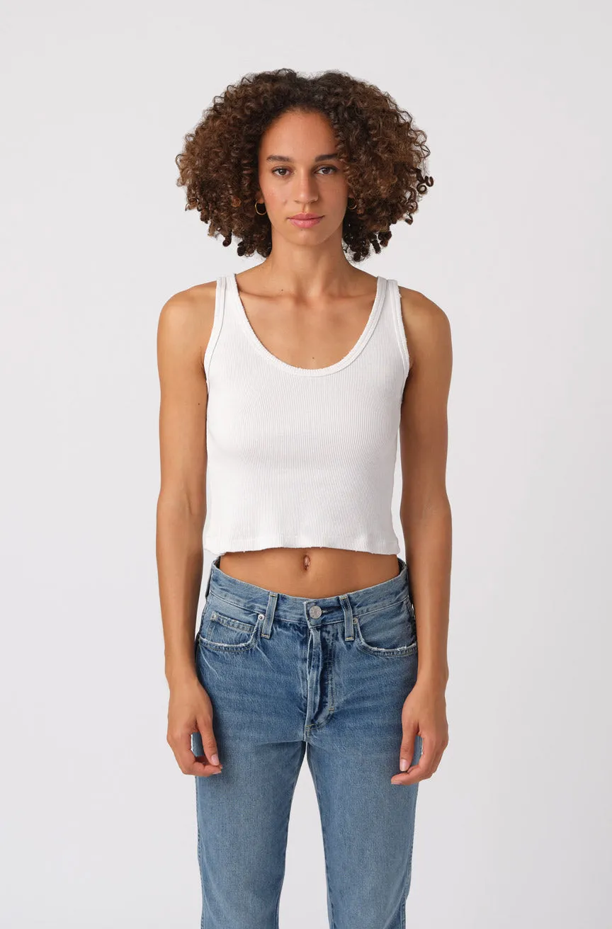 Crop Rib Tank sold by AMO product image thumbnail 3