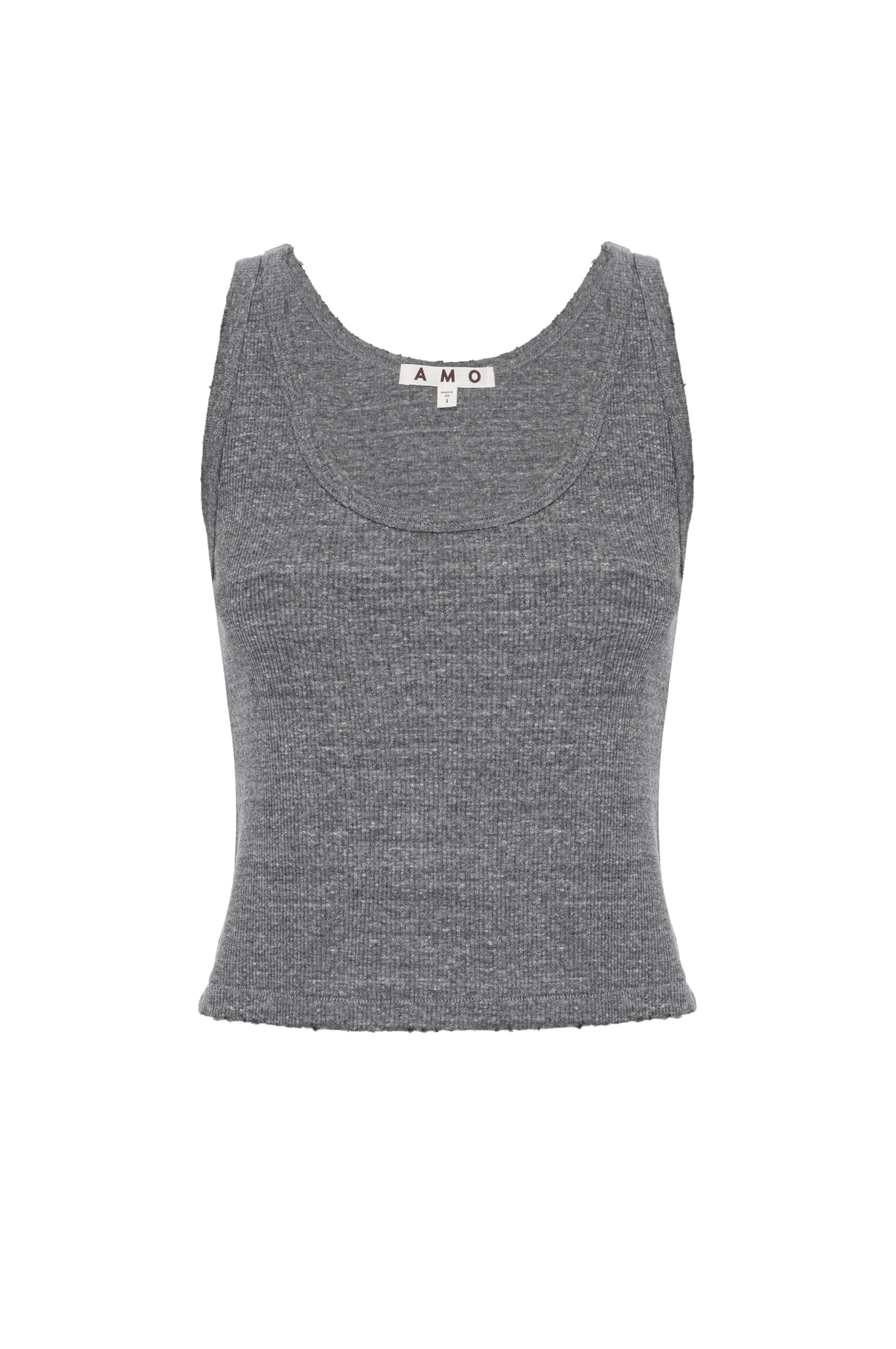 Crop Rib Tank sold by AMO product image thumbnail 2
