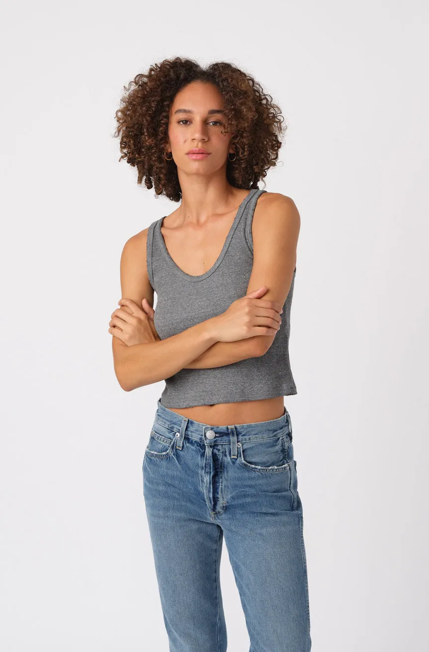 Crop Rib Tank sold by AMO product image thumbnail 5