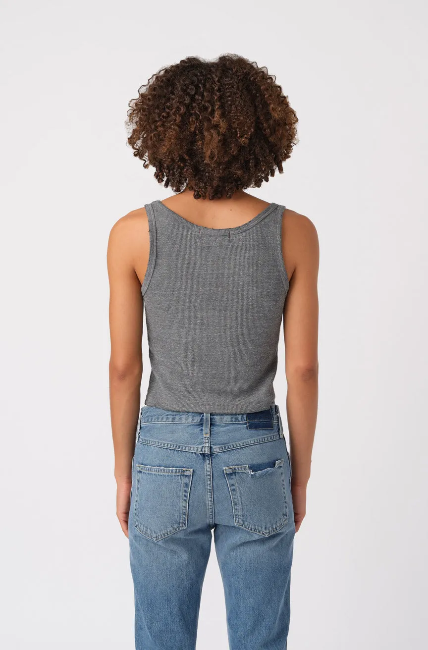 Crop Rib Tank sold by AMO product image thumbnail 4