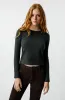 Slim Rib Tee sold by AMO