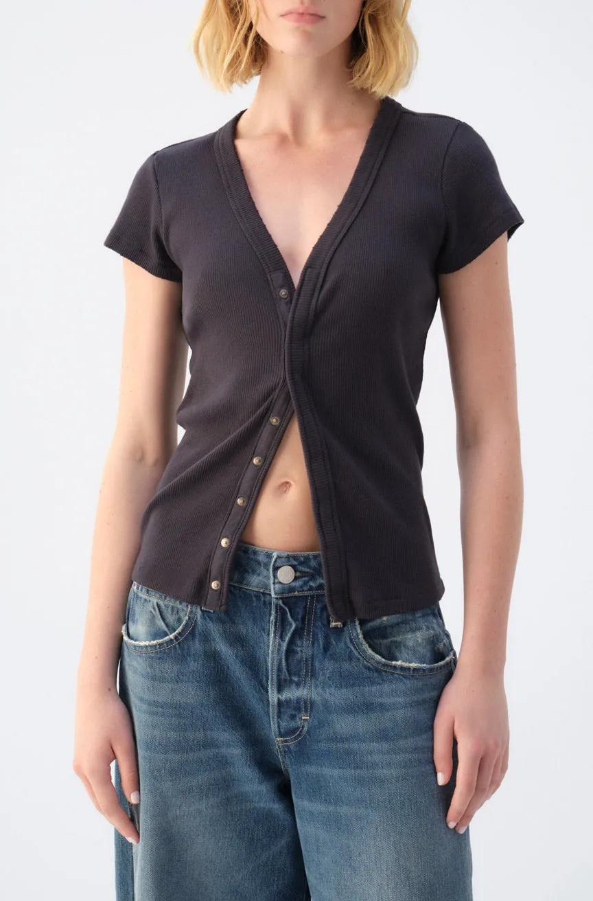 Amour Rib Tee sold by AMO