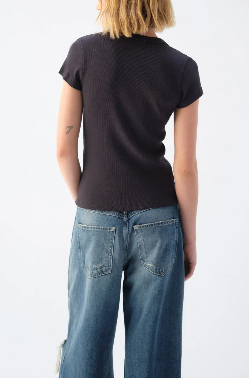 Amour Rib Tee sold by AMO product image thumbnail 4